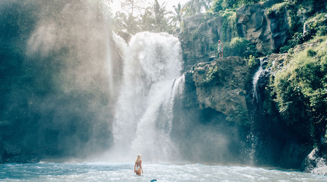 Tegenungan Waterfall and Kintamani Volcano Tour with Besakih Temple